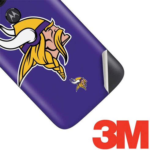 NFL Minnesota Vikings Retro Logo Moto E5 Play Skin